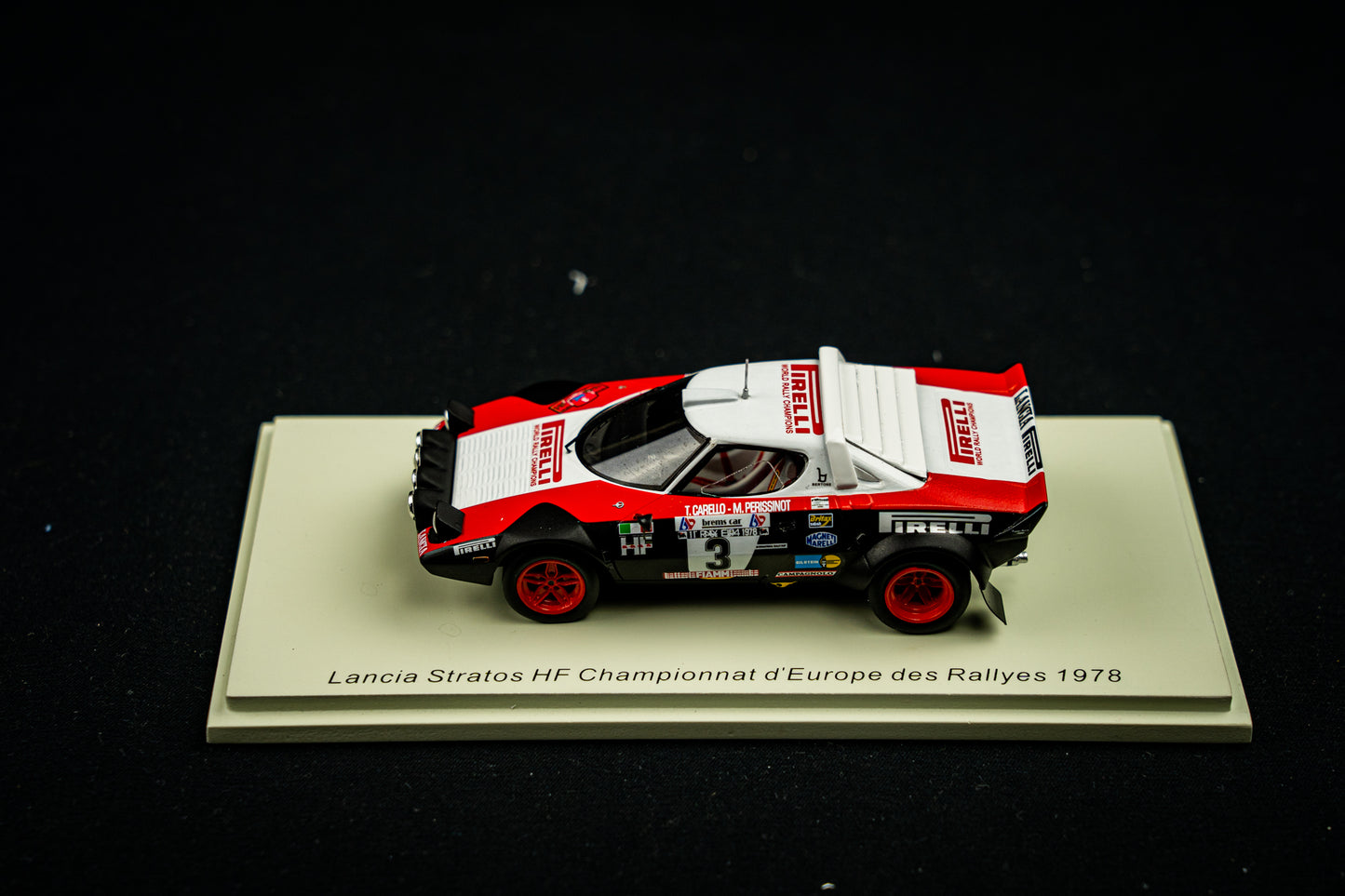 Lancia Stratos HF - T. Carello / M.Perissinot - Rallye Europameisterschaft 1978 Spark 1:43