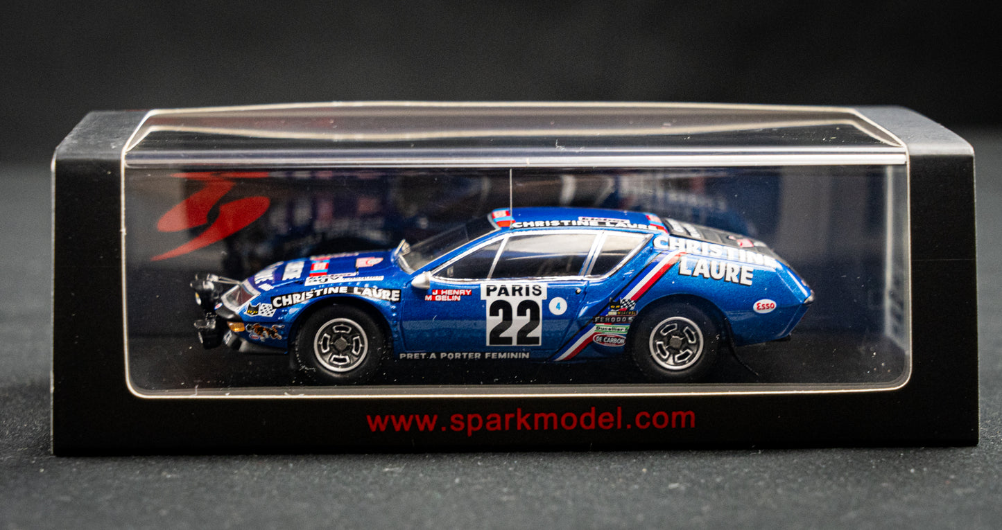 Renault Alpine A310 #22 J. Henry / M. Gelin - Rallye Monte Carlo 1976 - Spark 1:43