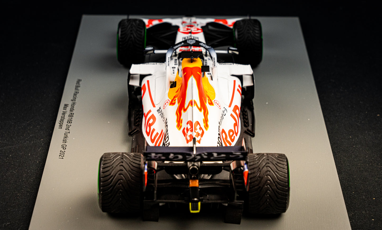 Red Bull Racing RB16B WHITE - #33 Max Verstappen GP Türkei 2021 - Spark 1:18