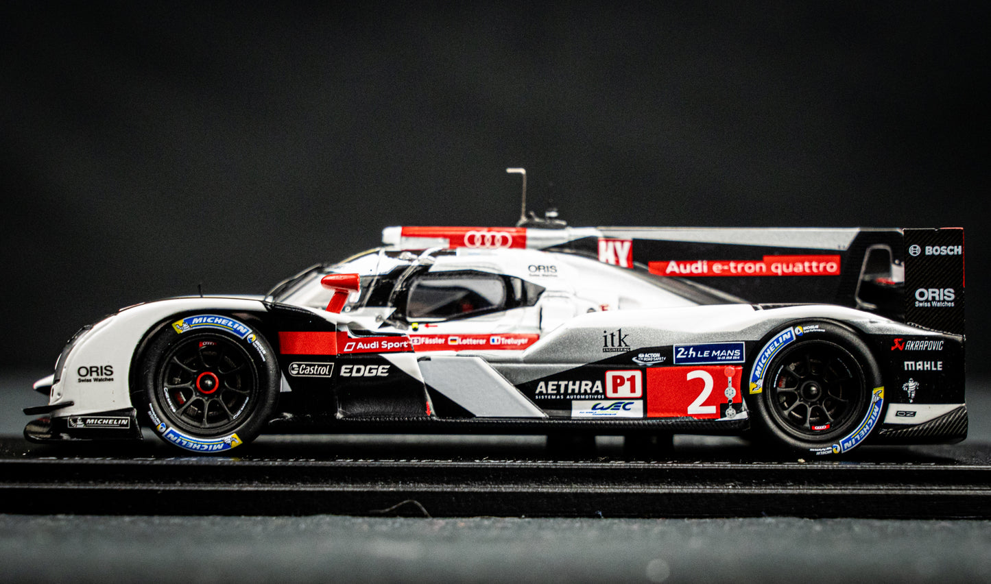 Audi R18 e-tron quattro no.2 Treluyer / Fässler / Lotterer - Sieger 24h LeMans 2014 - Spark 1:43