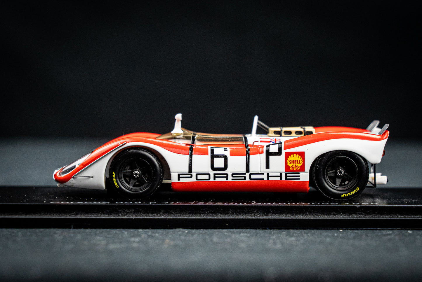 Porsche 908-2 no.6 lim. 500 Stk. R. Lins / R. Attwood - 4th 1000km Nürburgring 1969 - Spark 1:43