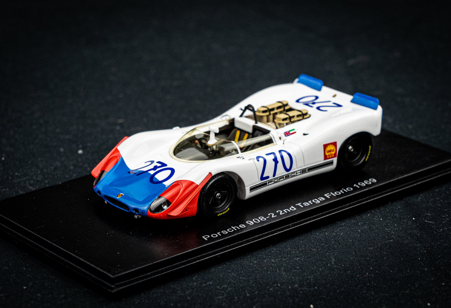 Porsche 908-2 #270 V. Elford / U. Maglioli - 2nd Targa Florio 1969 - Spark 1:43