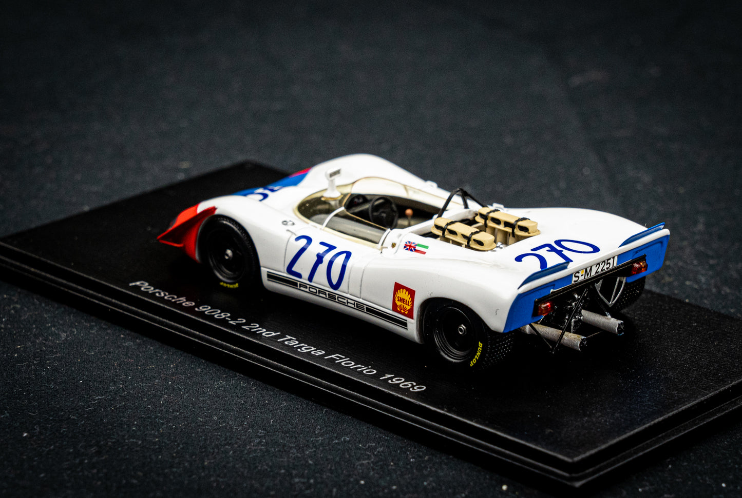 Porsche 908-2 #270 V. Elford / U. Maglioli - 2nd Targa Florio 1969 - Spark 1:43