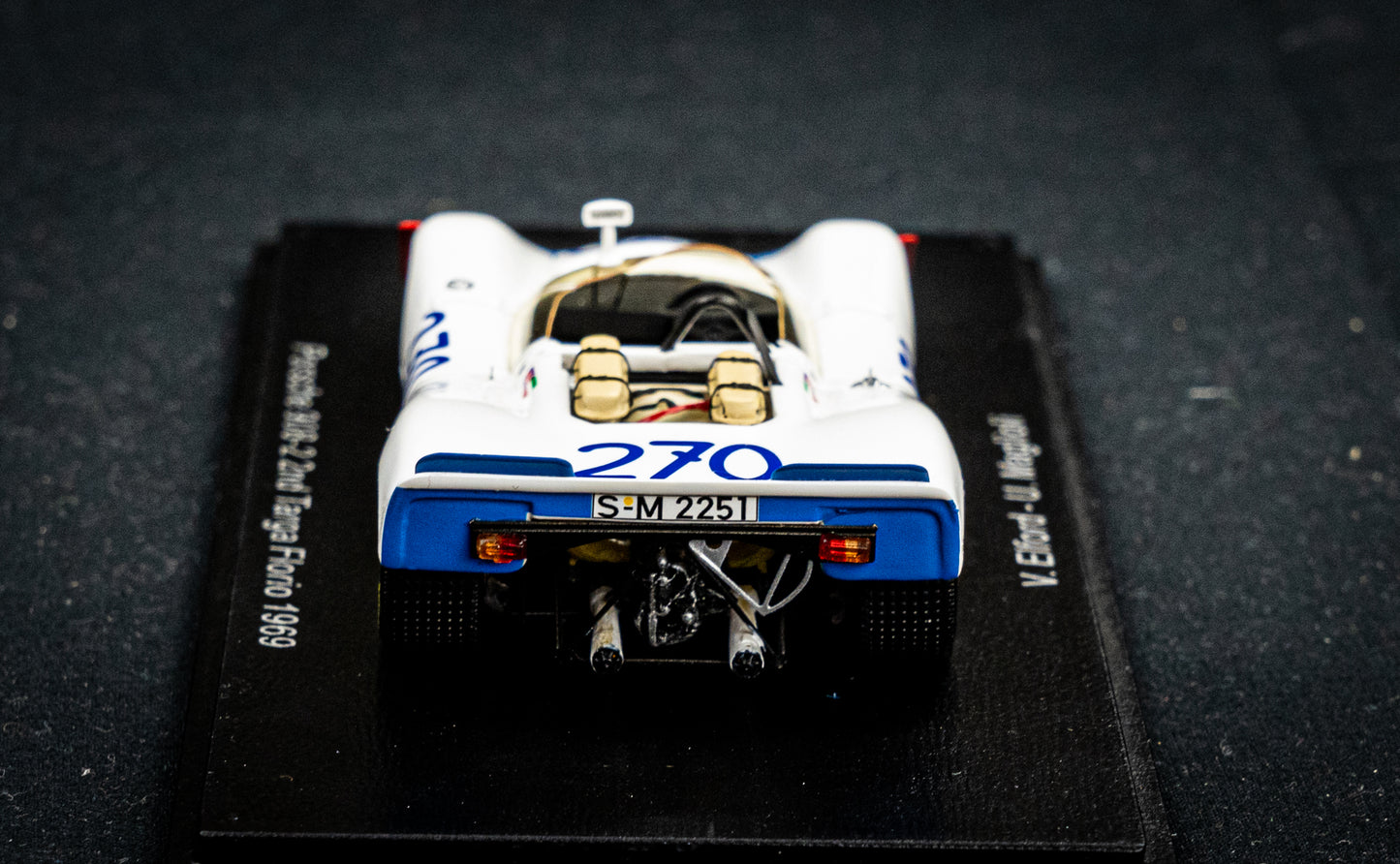 Porsche 908-2 #270 V. Elford / U. Maglioli - 2nd Targa Florio 1969 - Spark 1:43