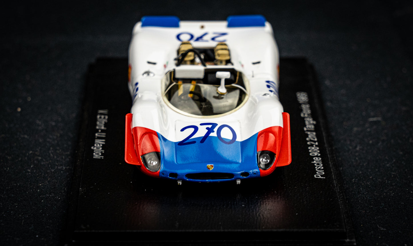 Porsche 908-2 #270 V. Elford / U. Maglioli - 2nd Targa Florio 1969 - Spark 1:43