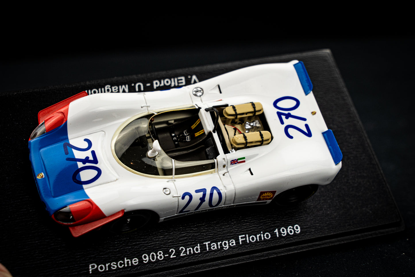 Porsche 908-2 #270 V. Elford / U. Maglioli - 2nd Targa Florio 1969 - Spark 1:43