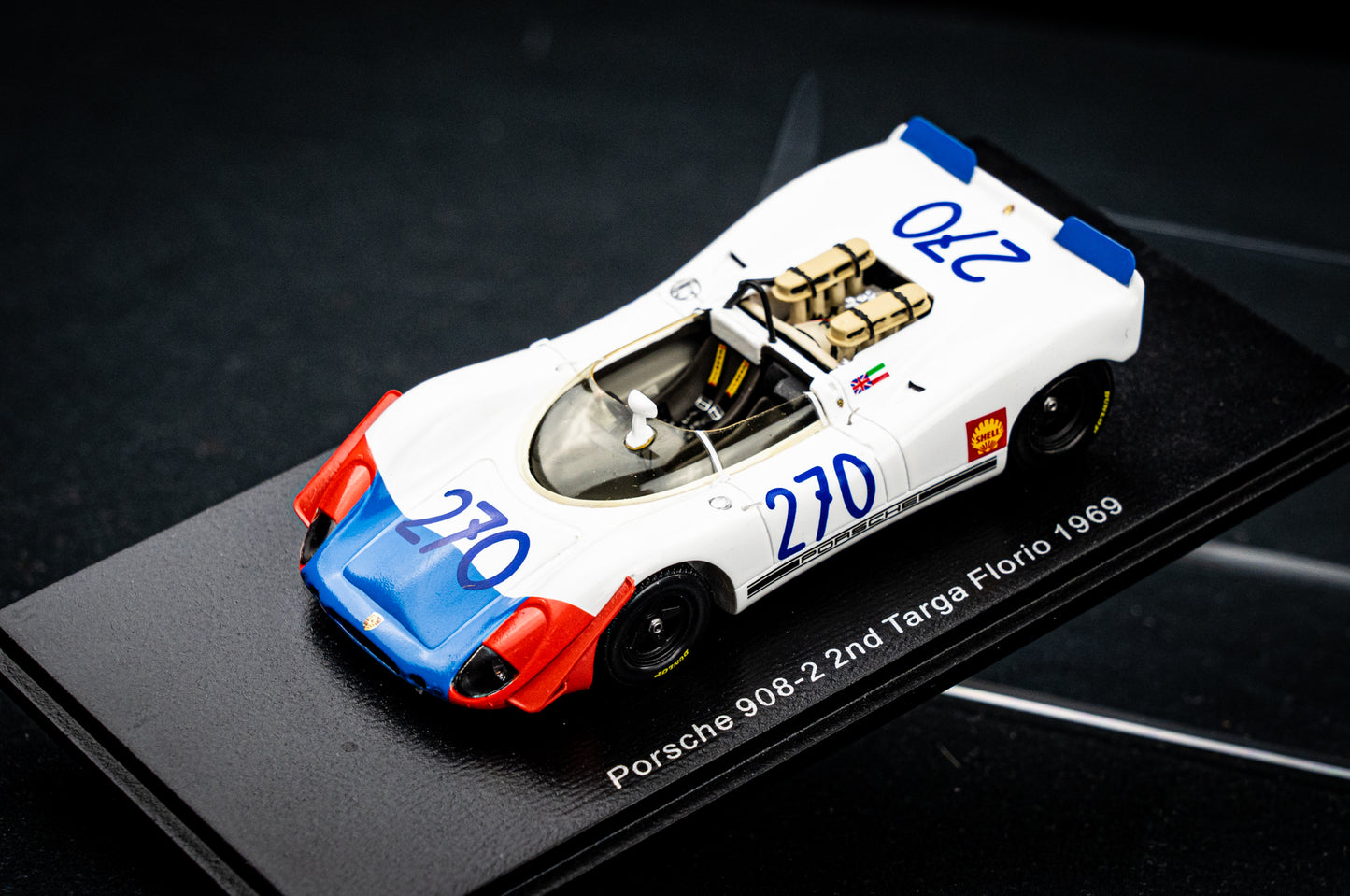 Porsche 908-2 #270 V. Elford / U. Maglioli - 2nd Targa Florio 1969 - Spark 1:43