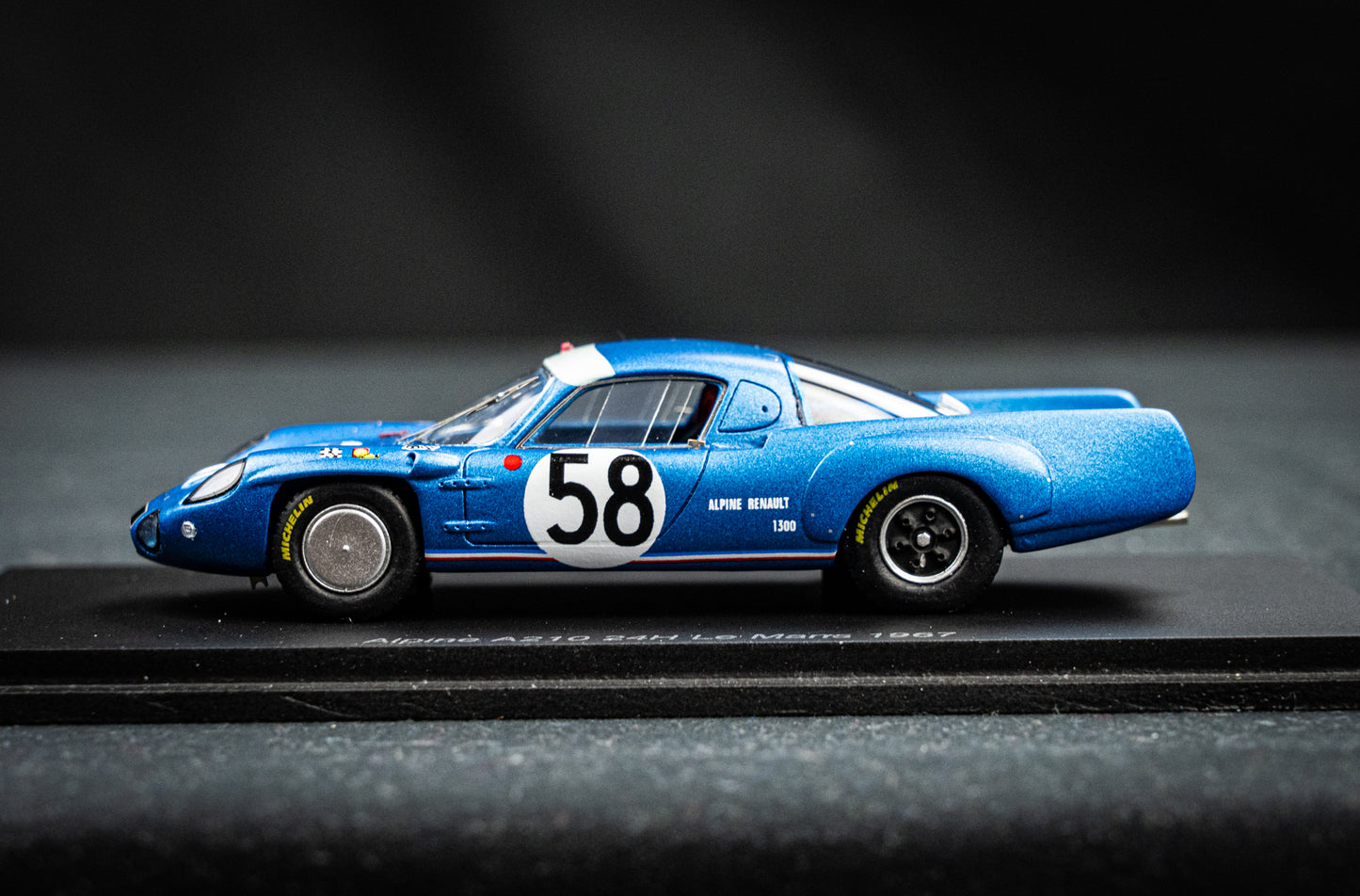 Alpine A210 #58 P. Vidal / L. Cella - 24h LeMans 1967 - Spark 1:43