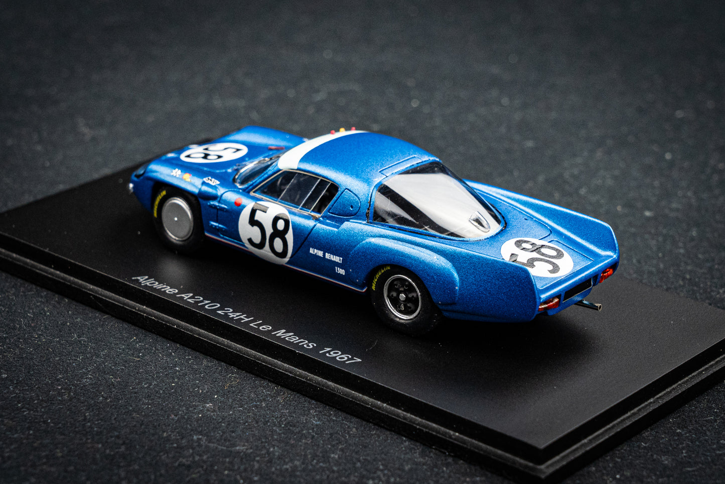 Alpine A210 #58 P. Vidal / L. Cella - 24h LeMans 1967 - Spark 1:43