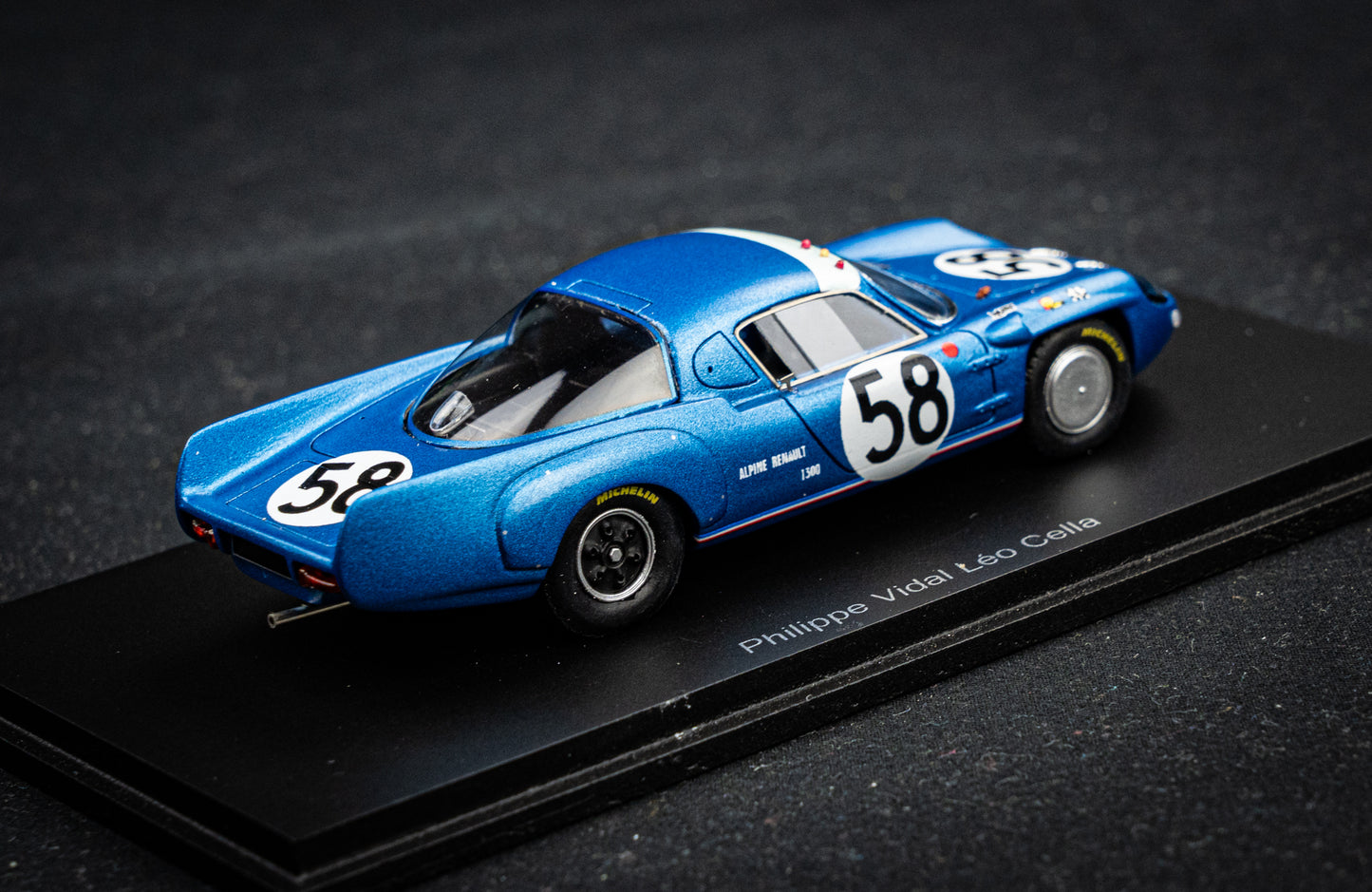 Alpine A210 #58 P. Vidal / L. Cella - 24h LeMans 1967 - Spark 1:43