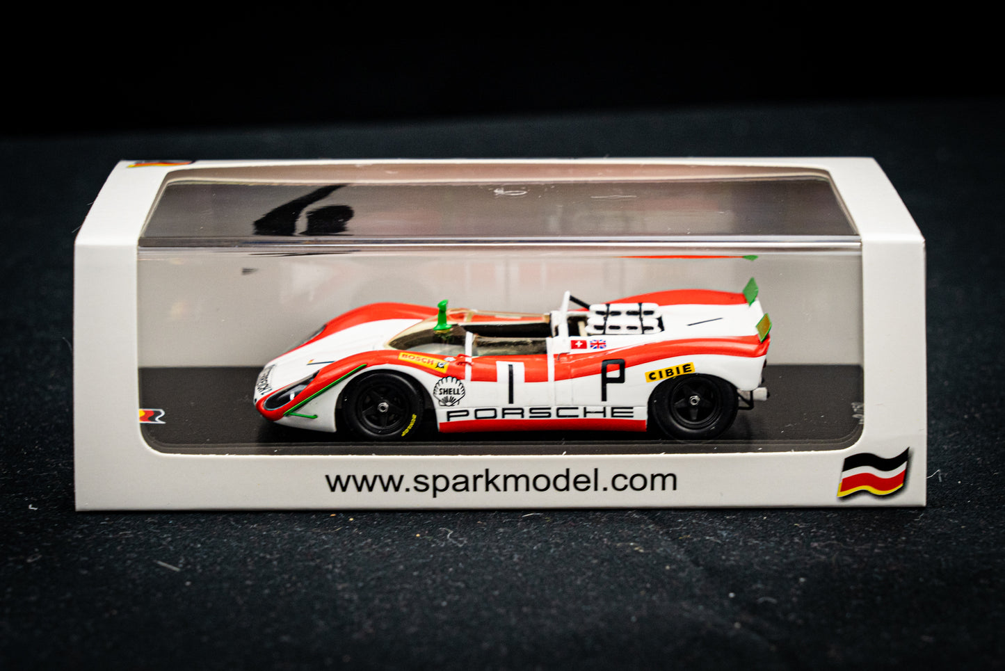 Porsche 908-2 #1 lim. 500 Stk. J. Siffert / B. Redman - Winner 1000km Nürburgring 1969 - Spark 1:43