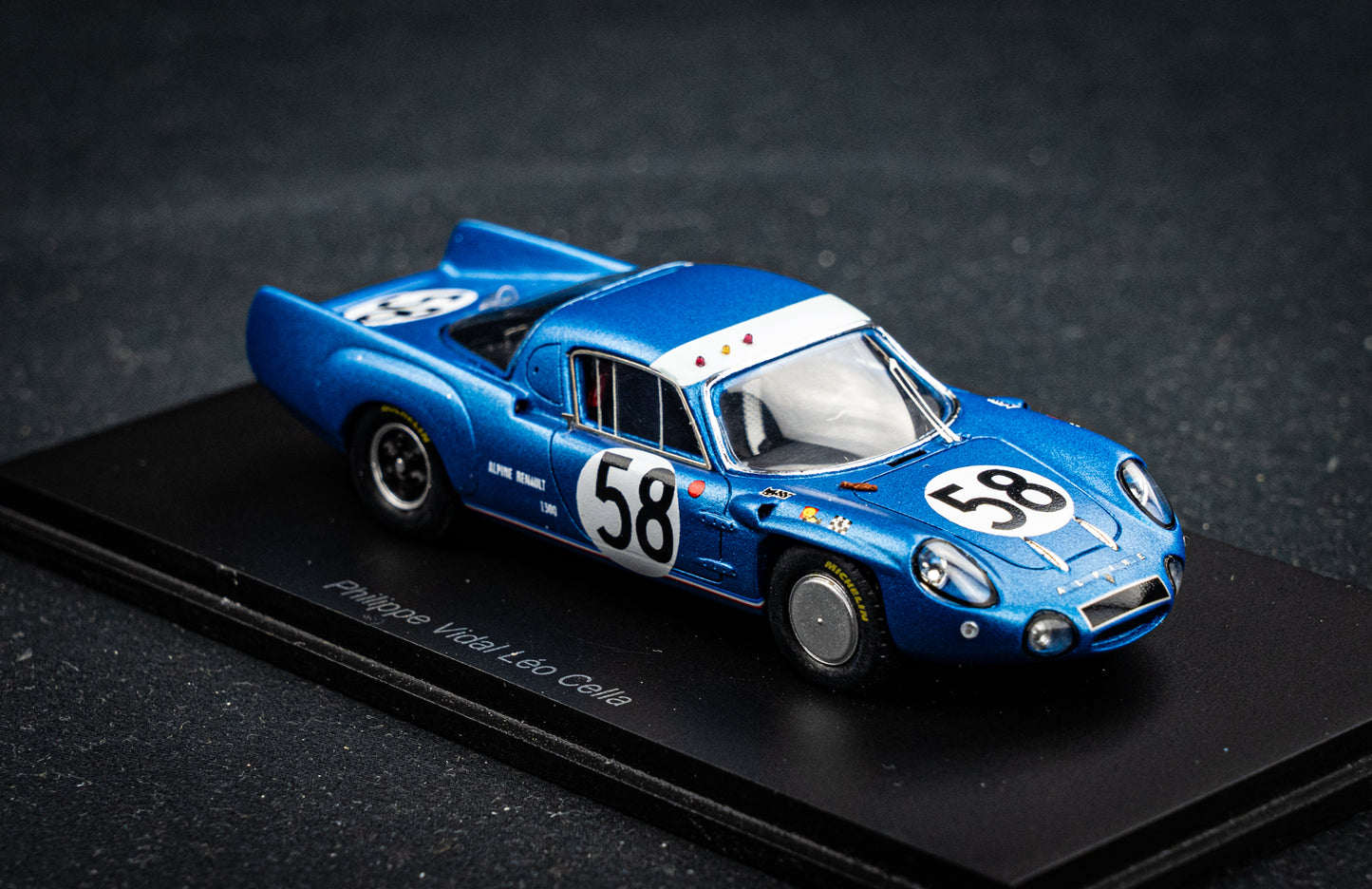 Alpine A210 #58 P. Vidal / L. Cella - 24h LeMans 1967 - Spark 1:43