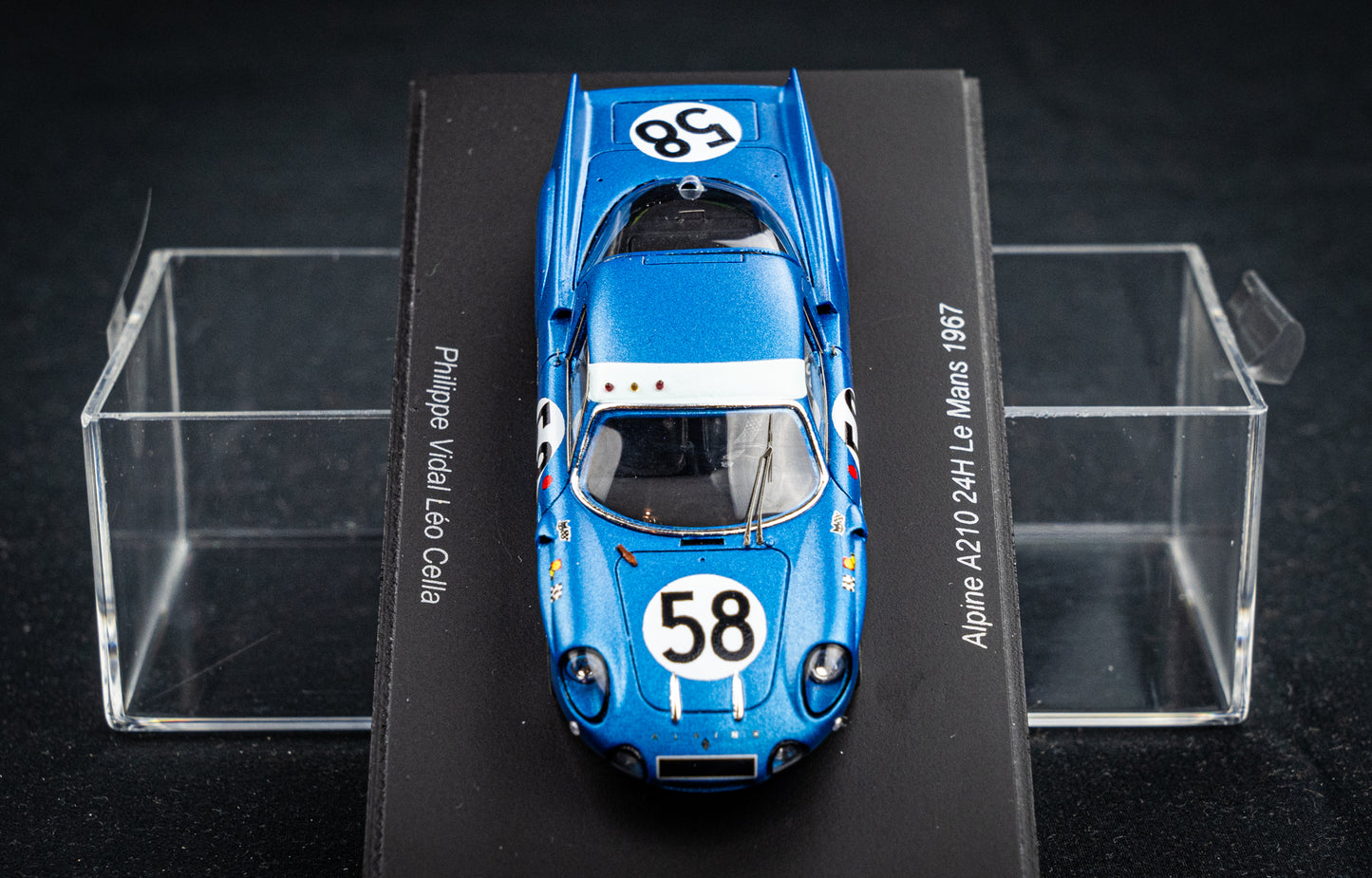 Alpine A210 #58 P. Vidal / L. Cella - 24h LeMans 1967 - Spark 1:43