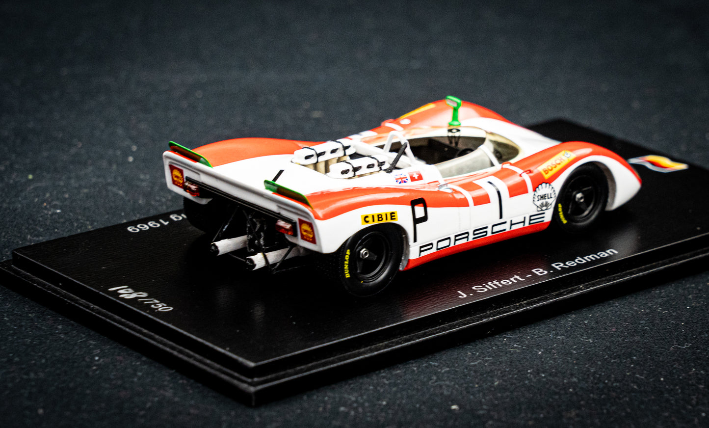 Porsche 908-2 #1 lim. 500 Stk. J. Siffert / B. Redman - Winner 1000km Nürburgring 1969 - Spark 1:43