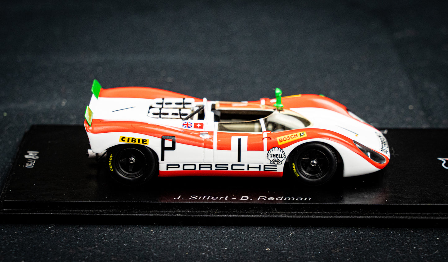 Porsche 908-2 #1 lim. 500 Stk. J. Siffert / B. Redman - Winner 1000km Nürburgring 1969 - Spark 1:43