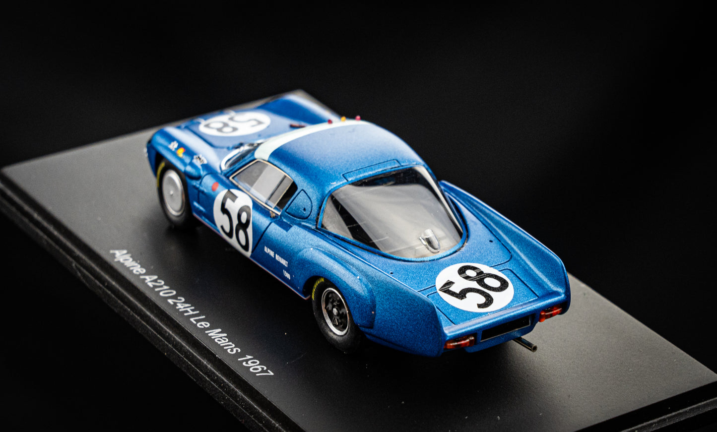 Alpine A210 #58 P. Vidal / L. Cella - 24h LeMans 1967 - Spark 1:43