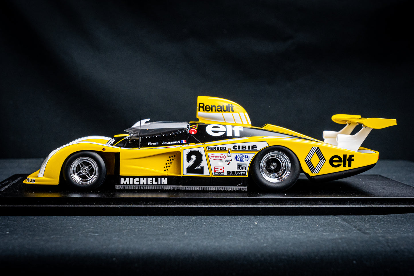 Renault Alpine A442B #2 Pironi / Jaussaud - Sieger 24h LeMans 1978, Spark 1:18