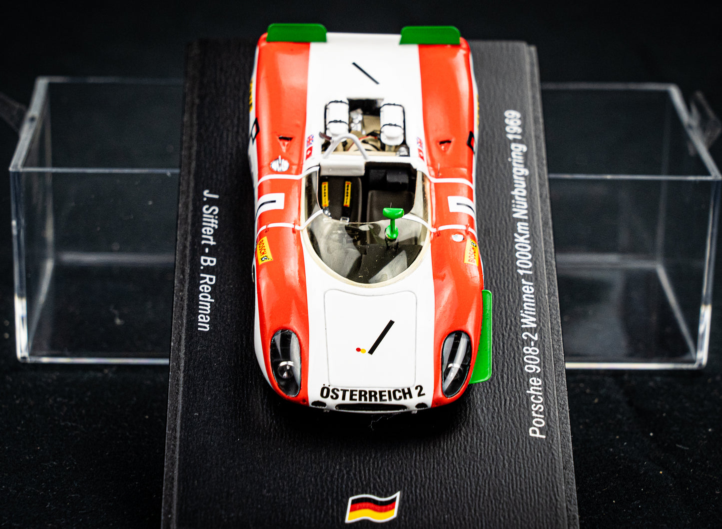 Porsche 908-2 #1 lim. 500 Stk. J. Siffert / B. Redman - Winner 1000km Nürburgring 1969 - Spark 1:43