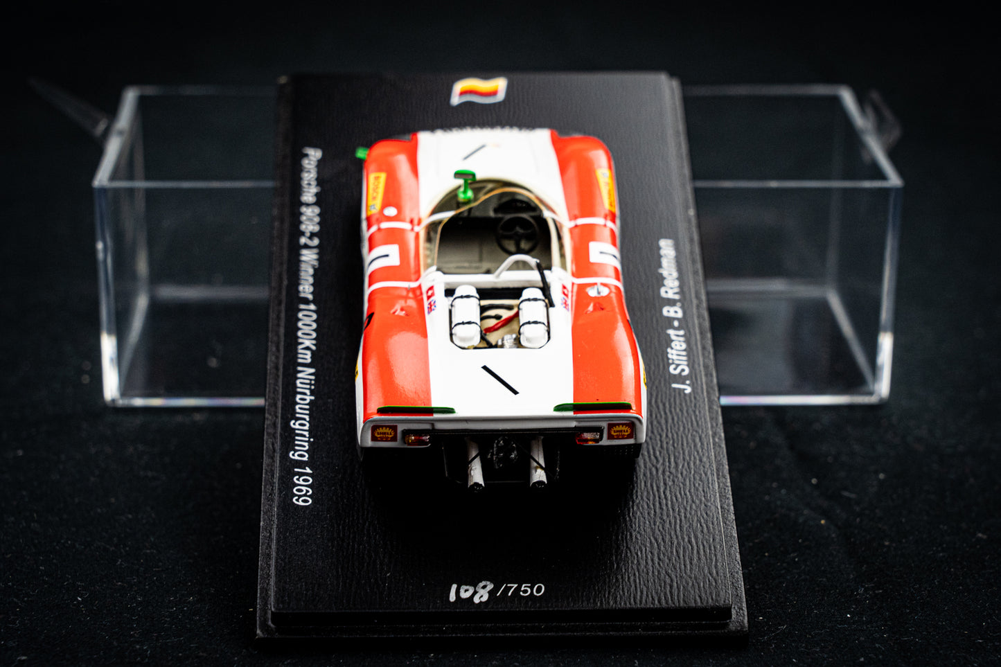 Porsche 908-2 #1 lim. 500 Stk. J. Siffert / B. Redman - Winner 1000km Nürburgring 1969 - Spark 1:43