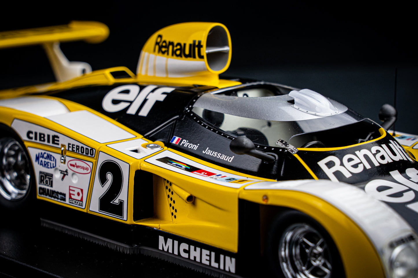 Renault Alpine A442B #2 Pironi / Jaussaud - Sieger 24h LeMans 1978, Spark 1:18