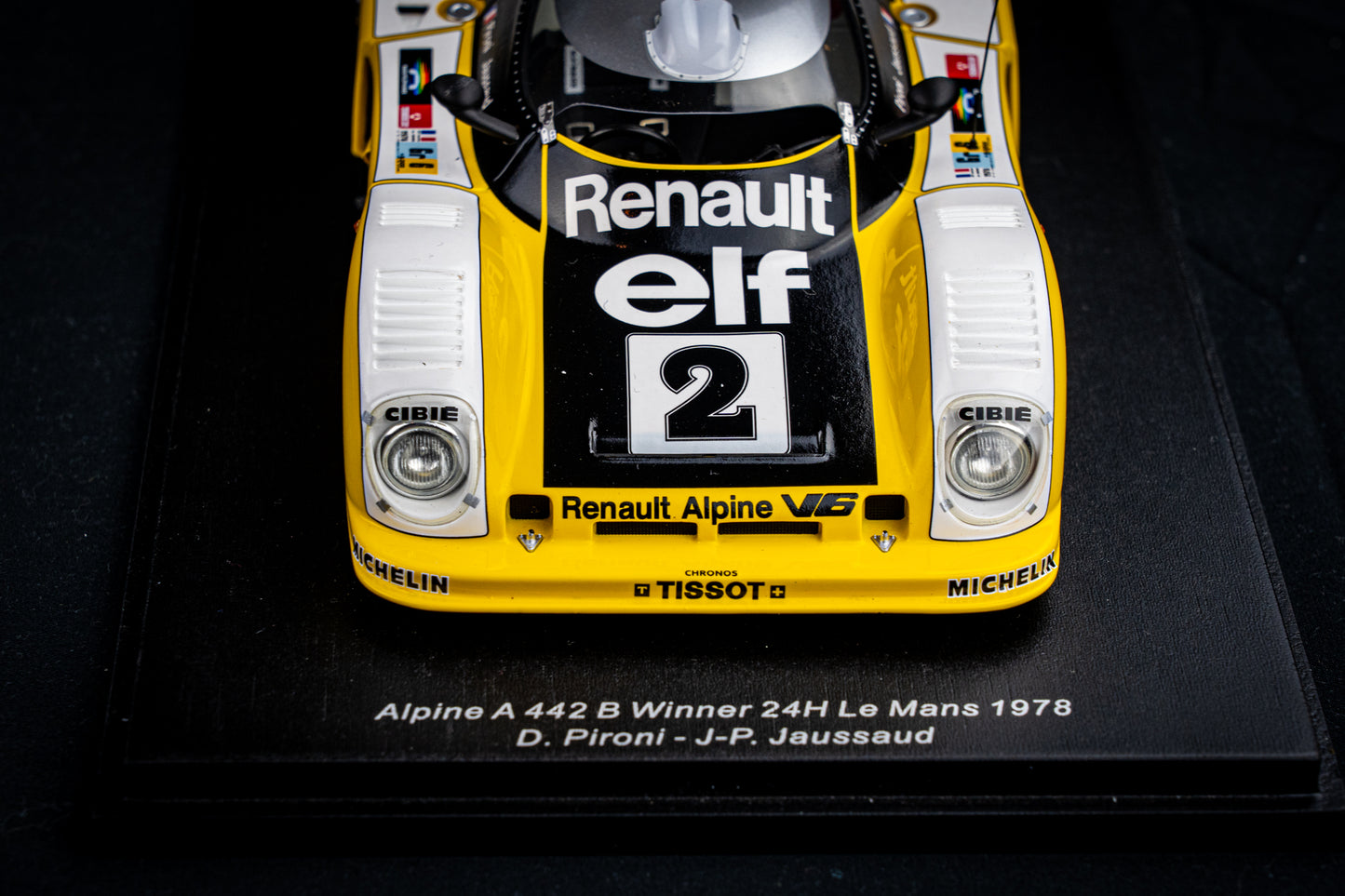 Renault Alpine A442B #2 Pironi / Jaussaud - Sieger 24h LeMans 1978, Spark 1:18