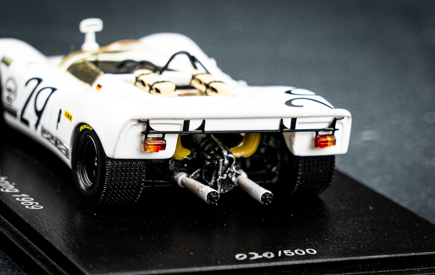 Porsche 908-2 #29 lim. 500 Stk. G. Mitter / U. Schütz - 5th 12h Sebring 1969 - Spark 1:43