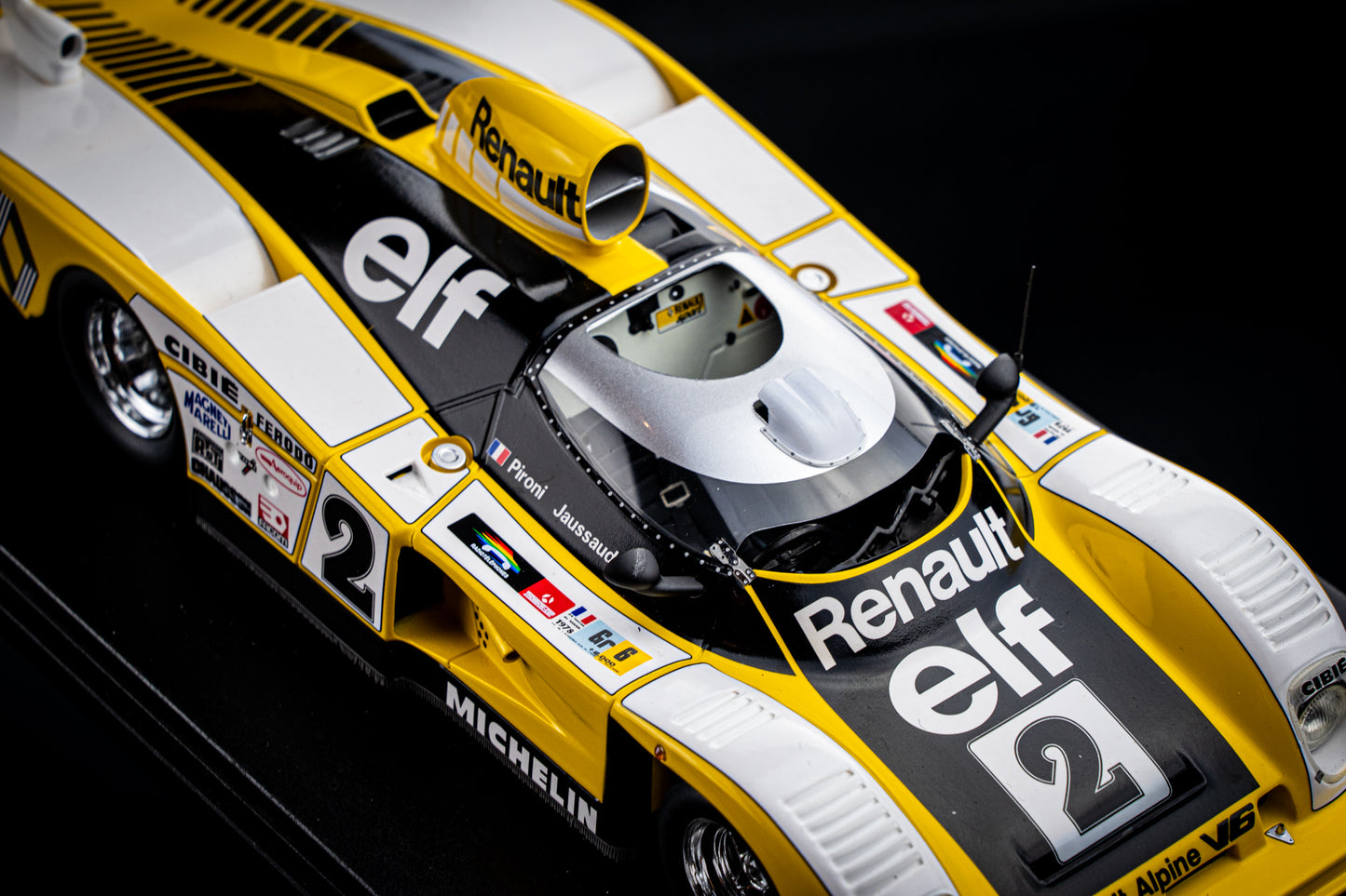 Renault Alpine A442B #2 Pironi / Jaussaud - Sieger 24h LeMans 1978, Spark 1:18