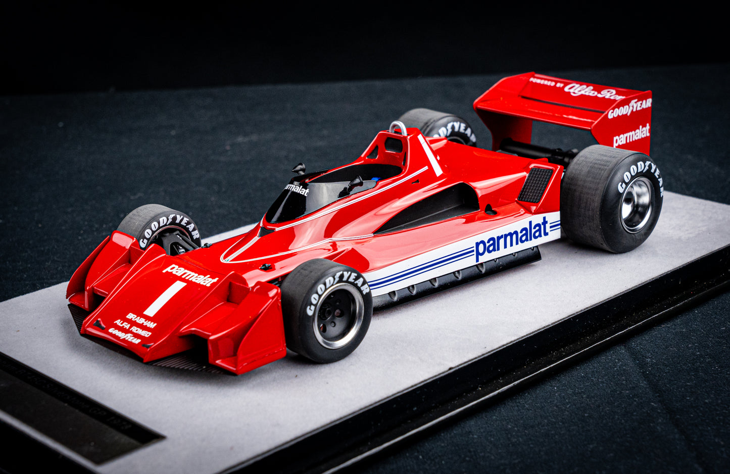 Niki Lauda #1 Brabham BT45C lim. 1/110 pcs. 2nd GP England / Silverstone 1978, Tecnomodel 1:18