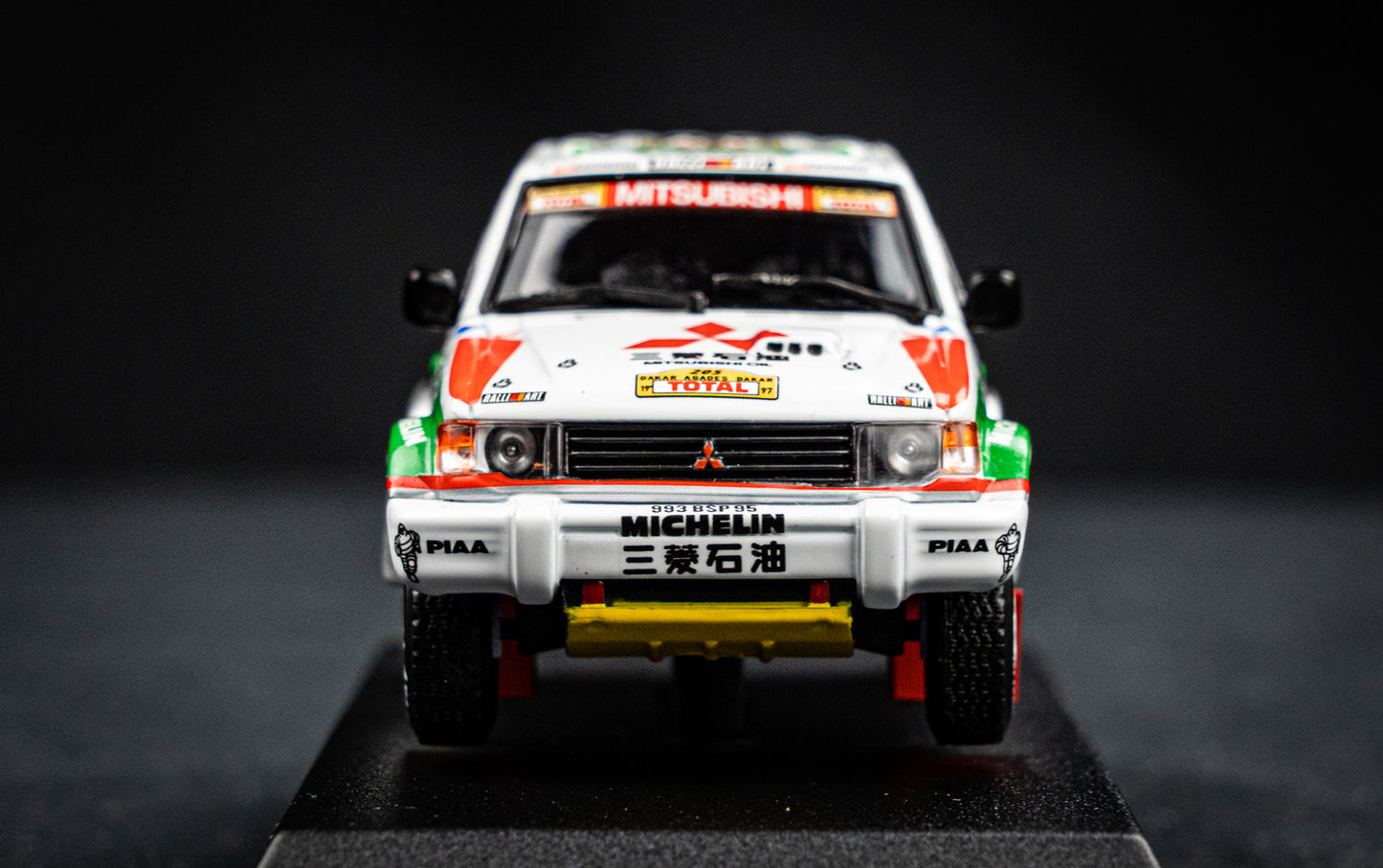 Mitsubishi Pajero #205 K. Shinozuka / H. Magne - Sieger Rallye Paris Dakar 1997 - Norev 1:43