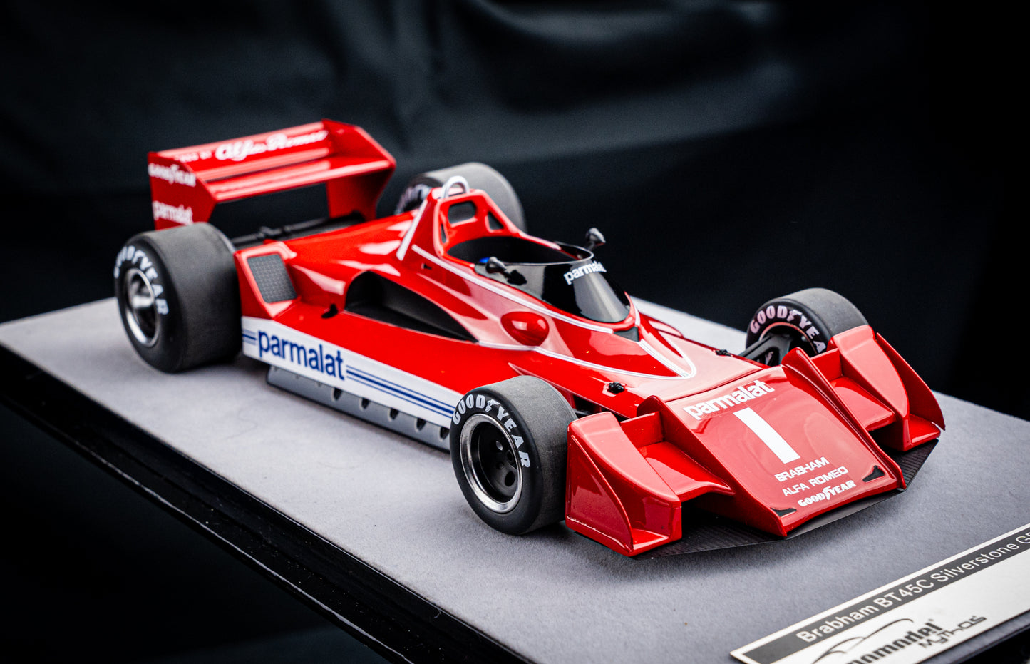 Niki Lauda #1 Brabham BT45C lim. 1/110 pcs. 2nd GP England / Silverstone 1978, Tecnomodel 1:18