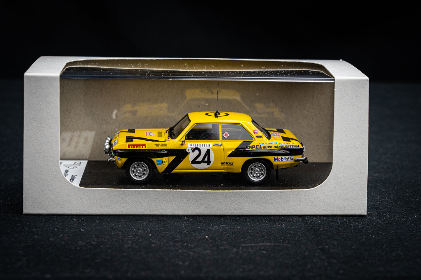 Opel Ascona #24 lim. 1/150 Stk. A. Kullang / C.G. Andersson - Rallye Monte Carlo 75 DSN