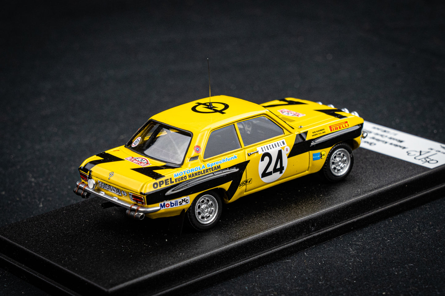 Opel Ascona #24 lim. 1/150 Stk. A. Kullang / C.G. Andersson - Rallye Monte Carlo 75 DSN