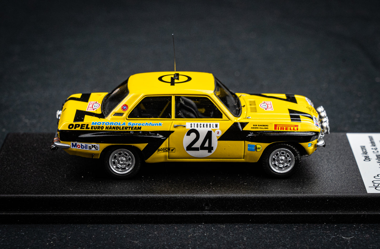 Opel Ascona #24 lim. 1/150 Stk. A. Kullang / C.G. Andersson - Rallye Monte Carlo 75 DSN