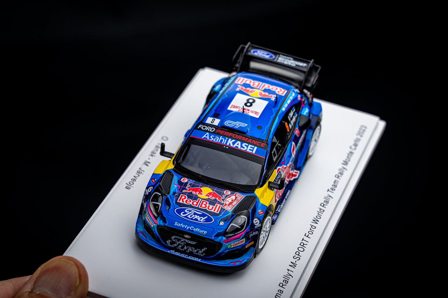 Ford Puma Rallye1 #8 O. Tänak / M. Järveoja - 5th Rallye Monte Carlo 2023 - Spark 1:43