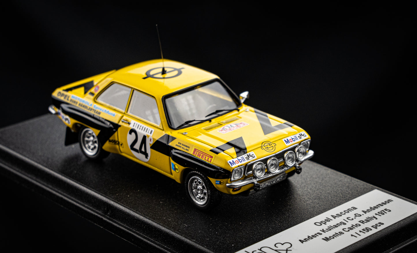 Opel Ascona #24 lim. 1/150 Stk. A. Kullang / C.G. Andersson - Rallye Monte Carlo 75 DSN