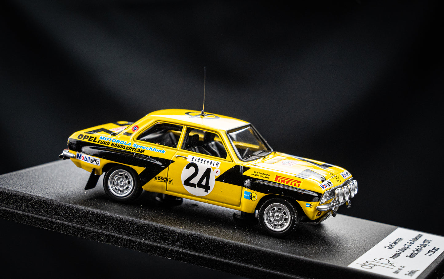 Opel Ascona #24 lim. 1/150 Stk. A. Kullang / C.G. Andersson - Rallye Monte Carlo 75 DSN