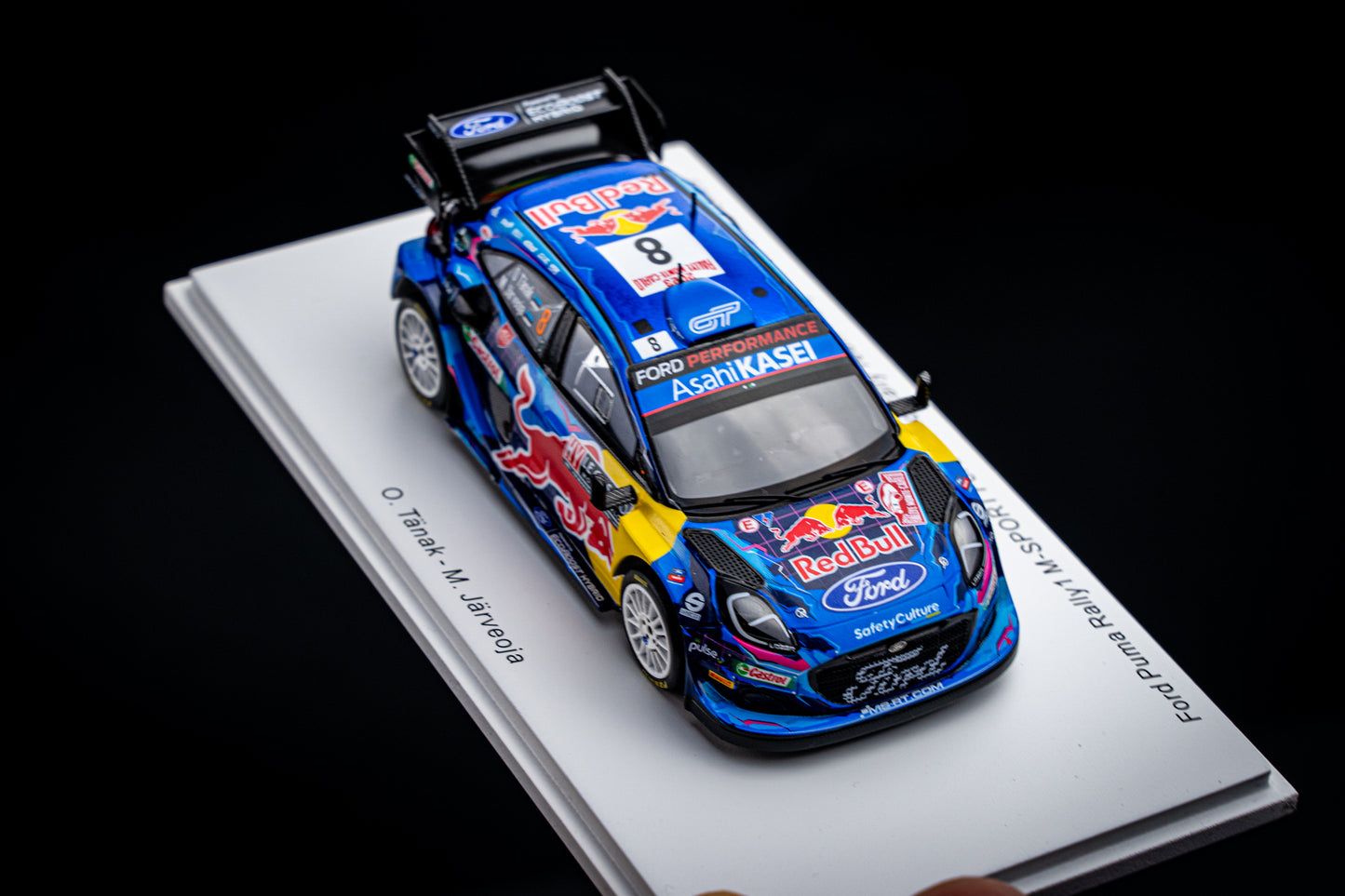 Ford Puma Rallye1 #8 O. Tänak / M. Järveoja - 5th Rallye Monte Carlo 2023 - Spark 1:43