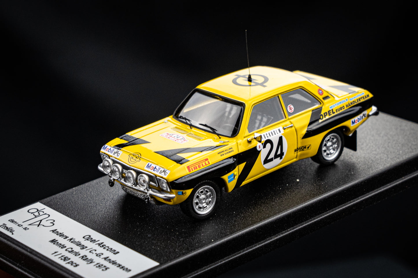 Opel Ascona #24 lim. 1/150 Stk. A. Kullang / C.G. Andersson - Rallye Monte Carlo 75 DSN