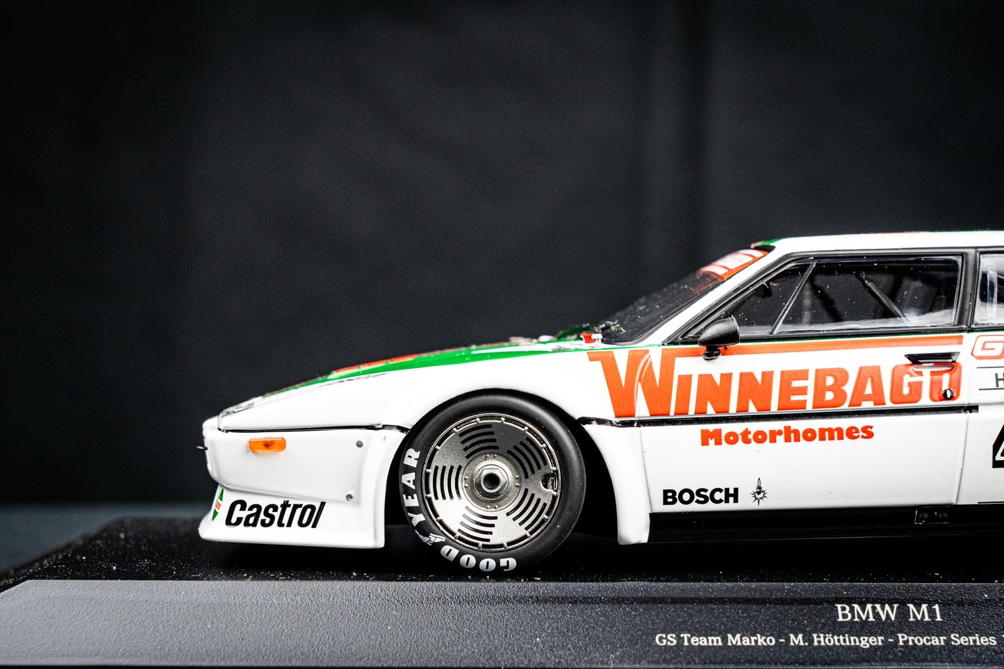 BMW M1 #44 Markus Höttinger lim. 300 pcs. GS Team Marko - Procar Series 1979 - Minichamps 1:18