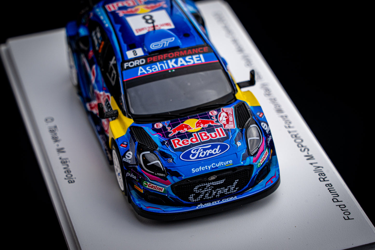 Ford Puma Rallye1 #8 O. Tänak / M. Järveoja - 5th Rallye Monte Carlo 2023 - Spark 1:43