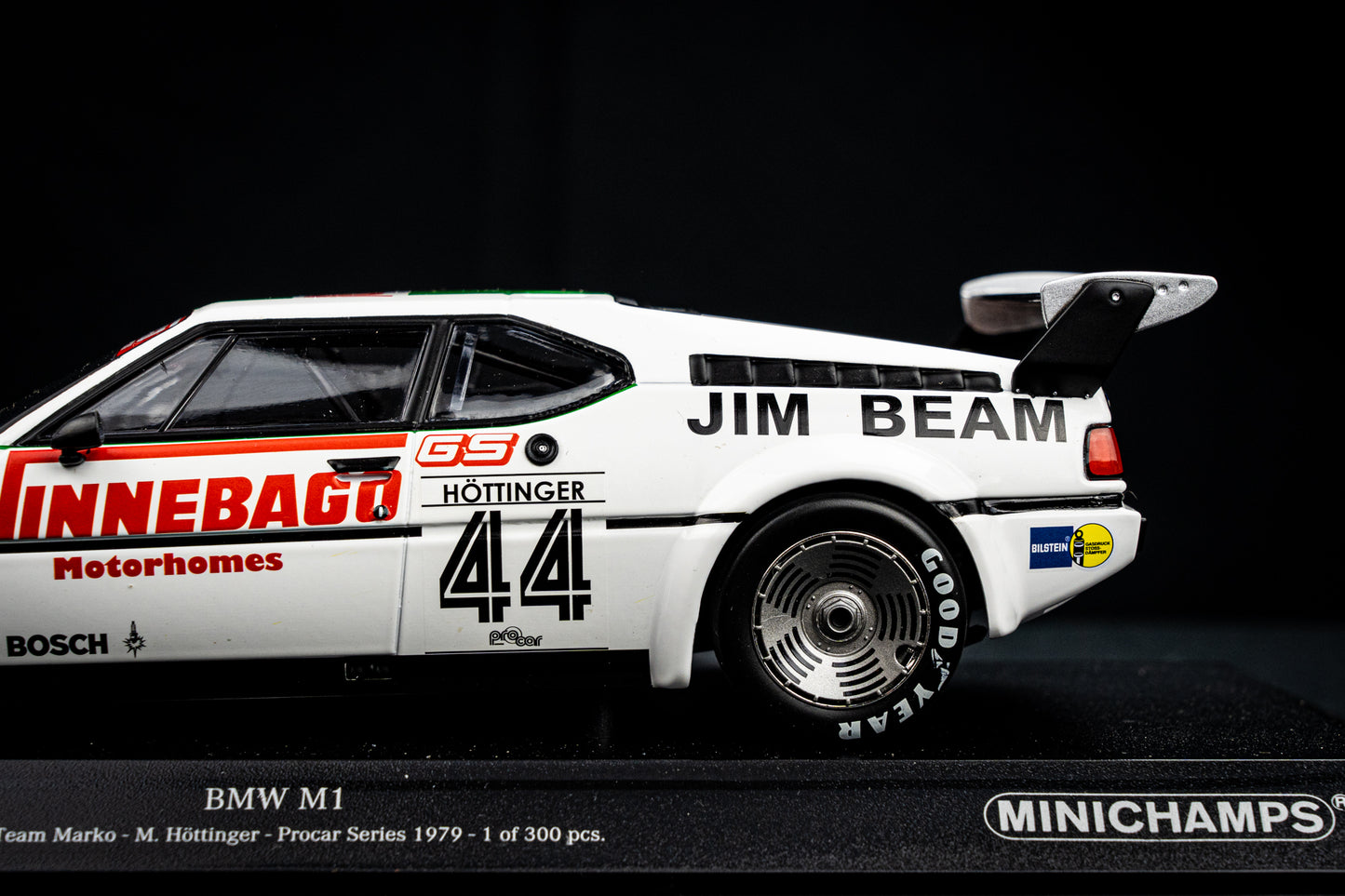 BMW M1 #44 Markus Höttinger lim. 300 pcs. GS Team Marko - Procar Series 1979 - Minichamps 1:18