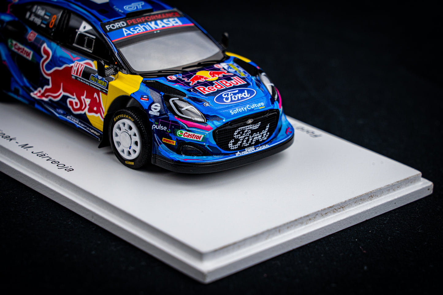 Ford Puma Rallye1 #8 O. Tänak / M. Järveoja - Winner Rallye Schweden 2023 - Spark 1:43