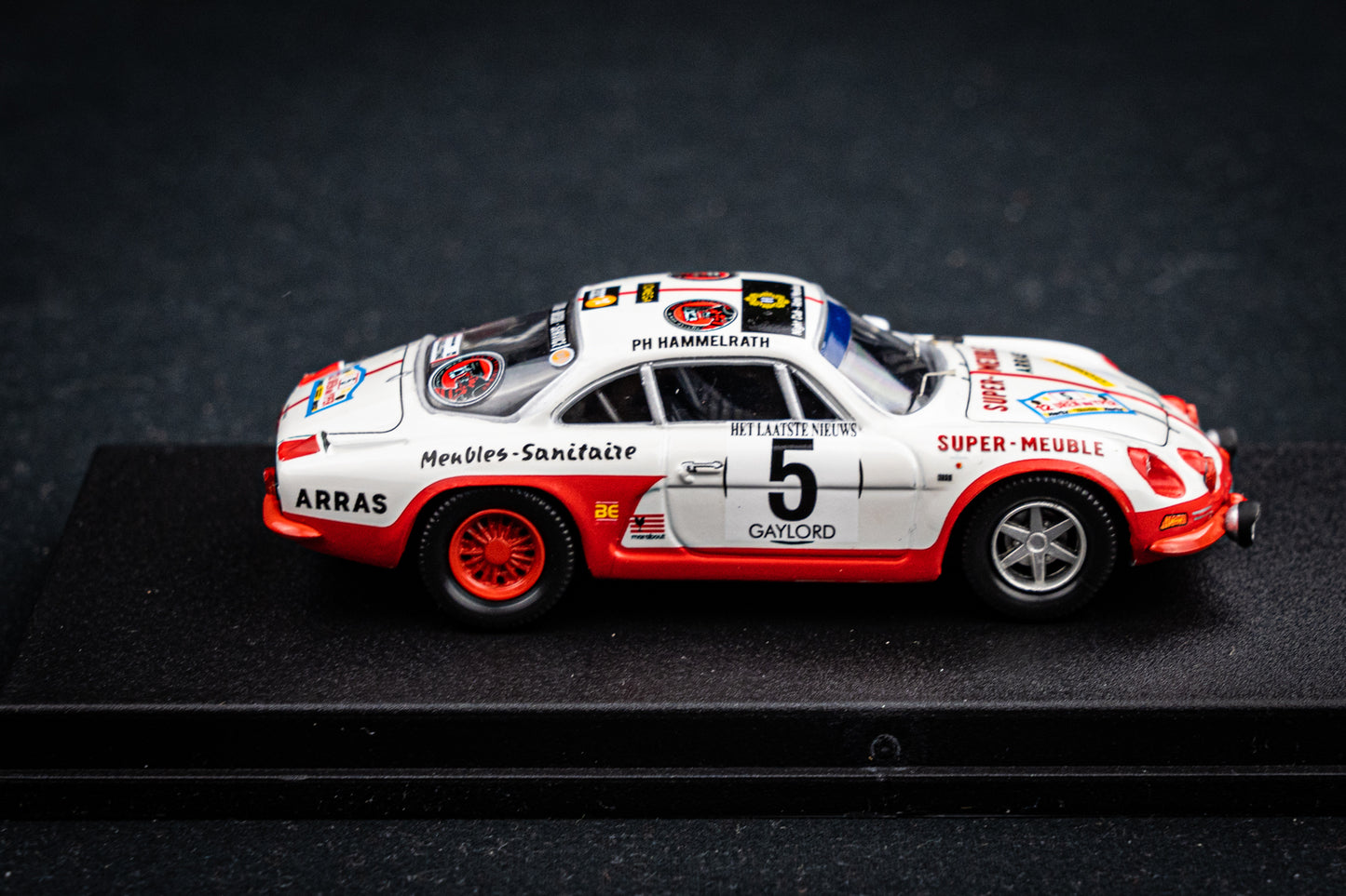 Renault Alpine A110 #5 lim. 1/150 Stk. S. Laurent / P. Hammelrath - 2nd Ypres Rallye 73