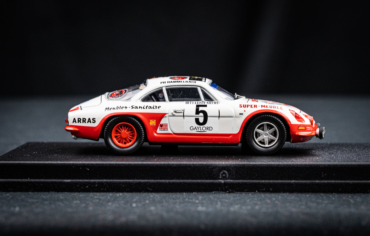 Renault Alpine A110 #5 lim. 1/150 Stk. S. Laurent / P. Hammelrath - 2nd Ypres Rallye 73