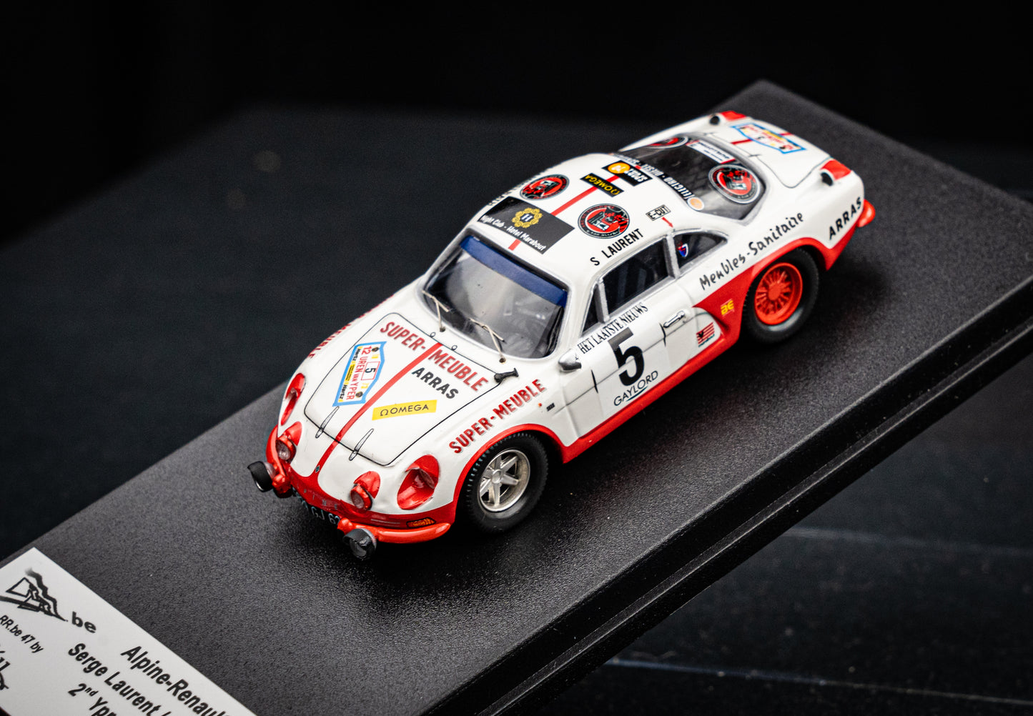 Renault Alpine A110 #5 lim. 1/150 Stk. S. Laurent / P. Hammelrath - 2nd Ypres Rallye 73