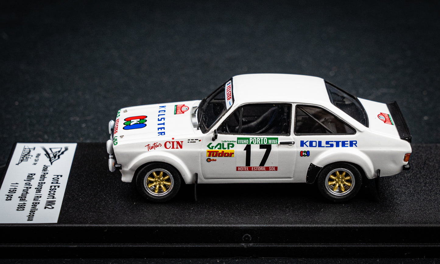 Ford Escort Mk2 #17 lim. 1/150 Stk. J.P. Borges / R. Bevinacqua - Rallye Portugal 1983