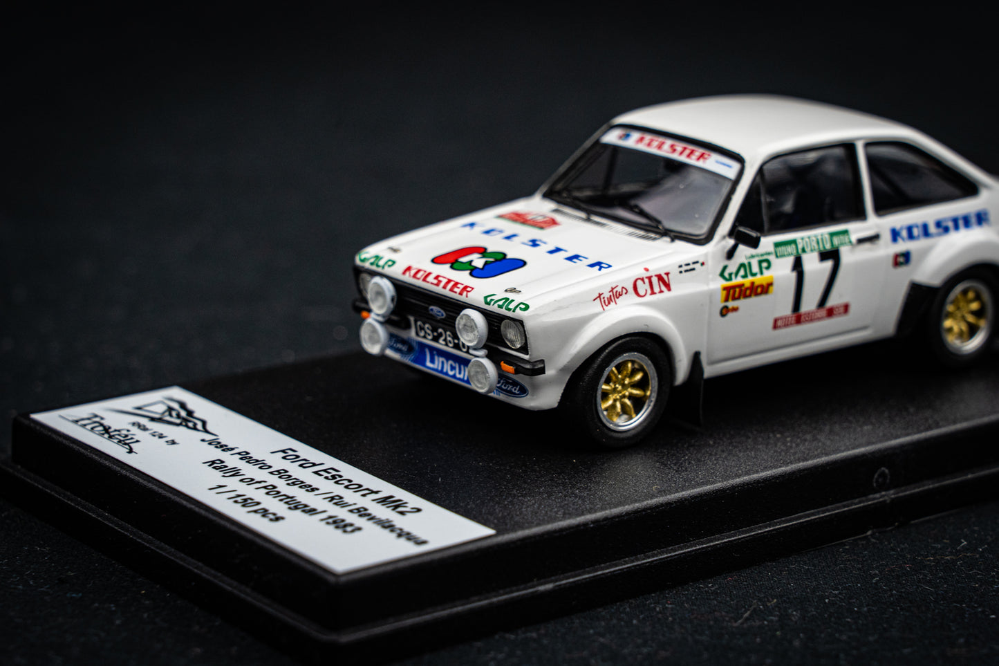 Ford Escort Mk2 #17 lim. 1/150 Stk. J.P. Borges / R. Bevinacqua - Rallye Portugal 1983