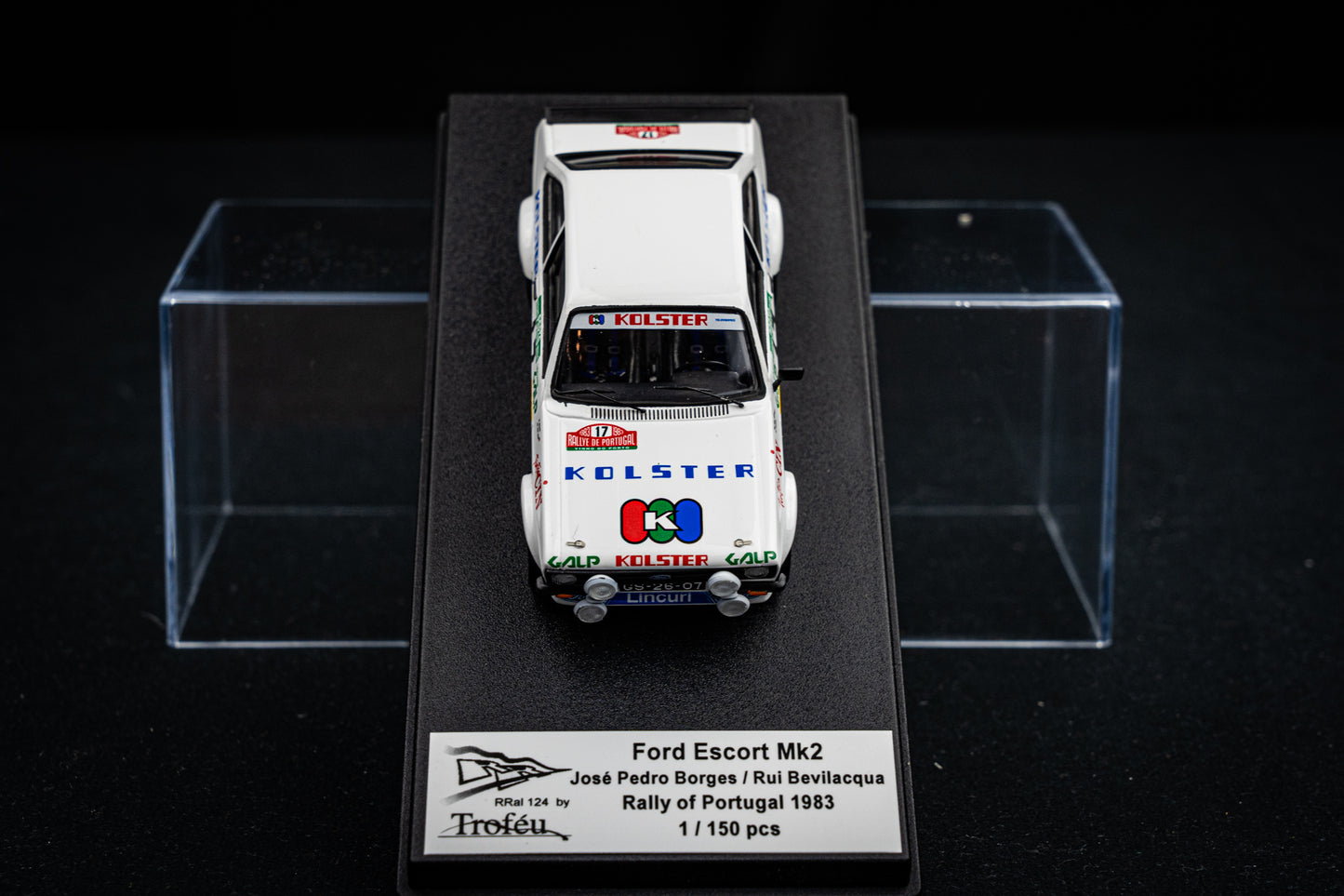 Ford Escort Mk2 #17 lim. 1/150 Stk. J.P. Borges / R. Bevinacqua - Rallye Portugal 1983