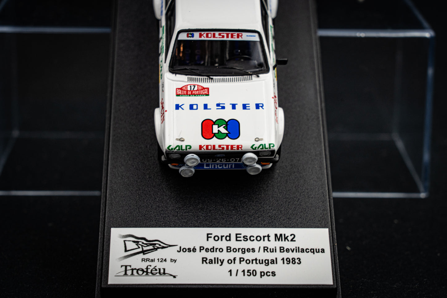 Ford Escort Mk2 #17 lim. 1/150 Stk. J.P. Borges / R. Bevinacqua - Rallye Portugal 1983