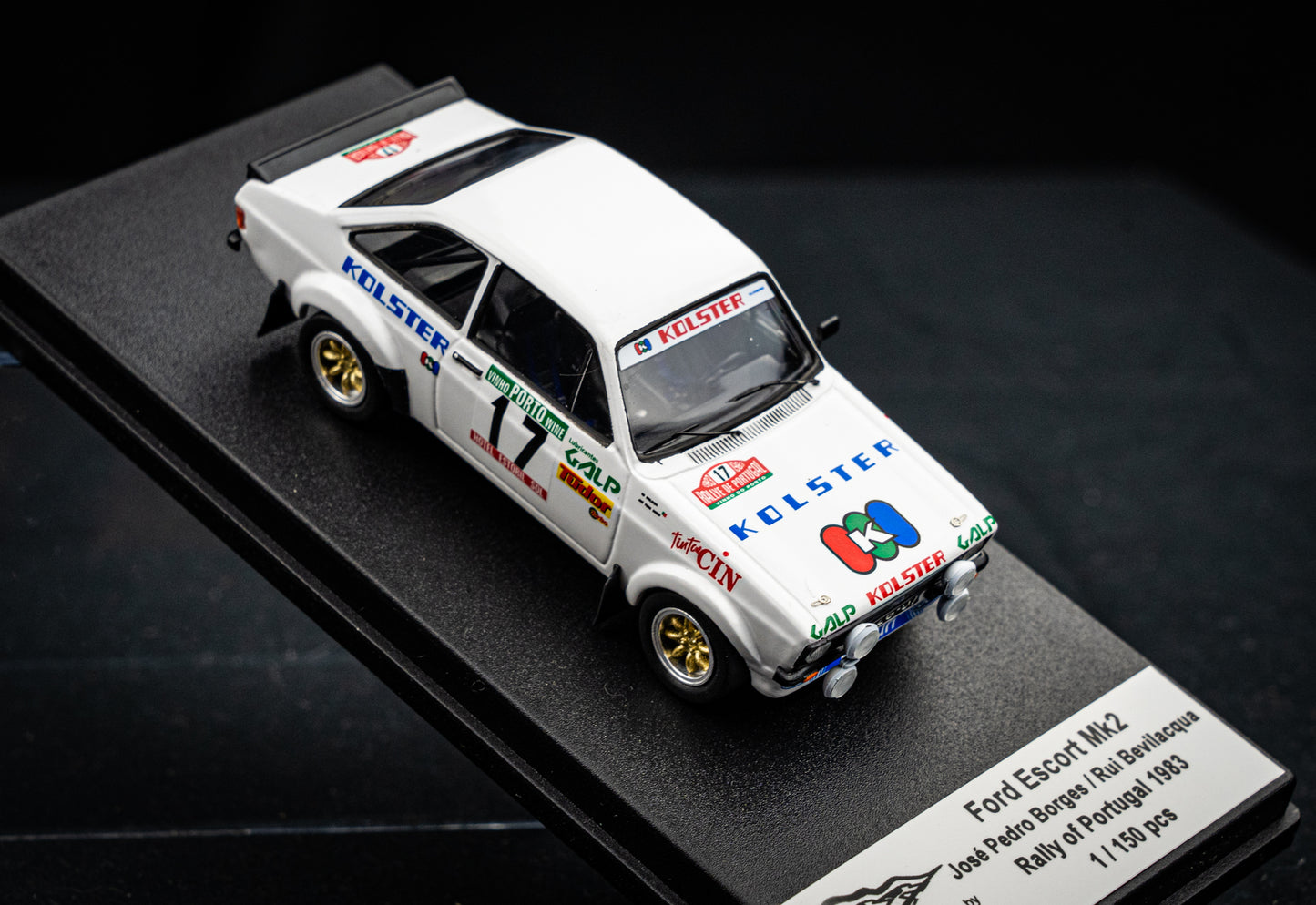 Ford Escort Mk2 #17 lim. 1/150 Stk. J.P. Borges / R. Bevinacqua - Rallye Portugal 1983